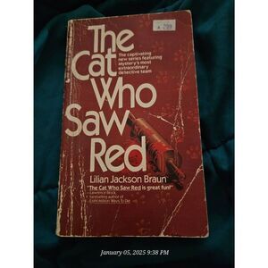 The cat who saw red by Lilian Jackson Braun jove mystery books isbn 0515090166